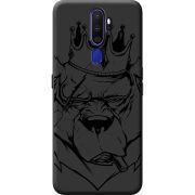 Черный чехол BoxFace OPPO A9 2020 Bear King