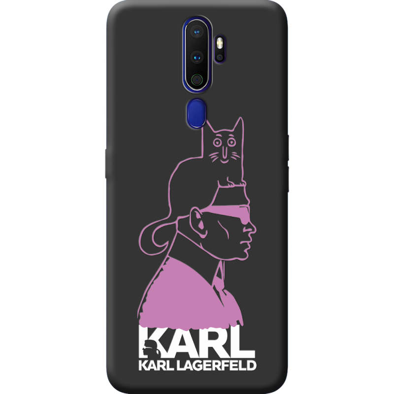 Черный чехол BoxFace OPPO A5 2020 Pink Karl