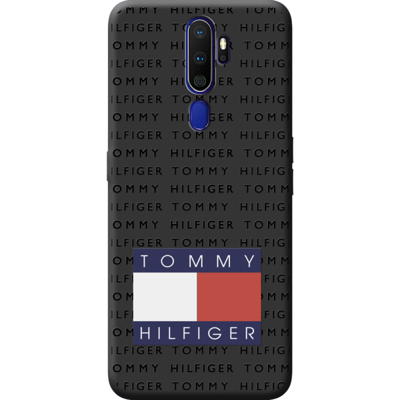 Черный чехол BoxFace OPPO A5 2020 Tommy Print