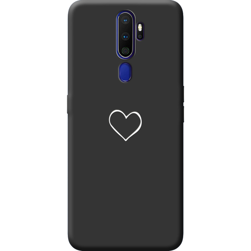 Черный чехол BoxFace OPPO A5 2020 My Heart