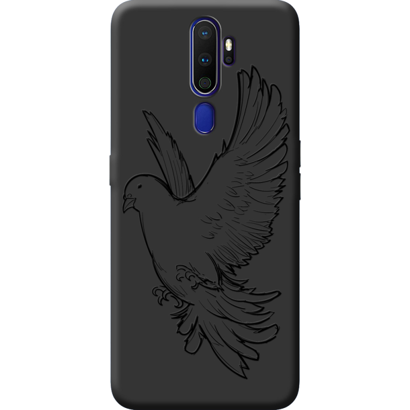 Черный чехол BoxFace OPPO A5 2020 Dove