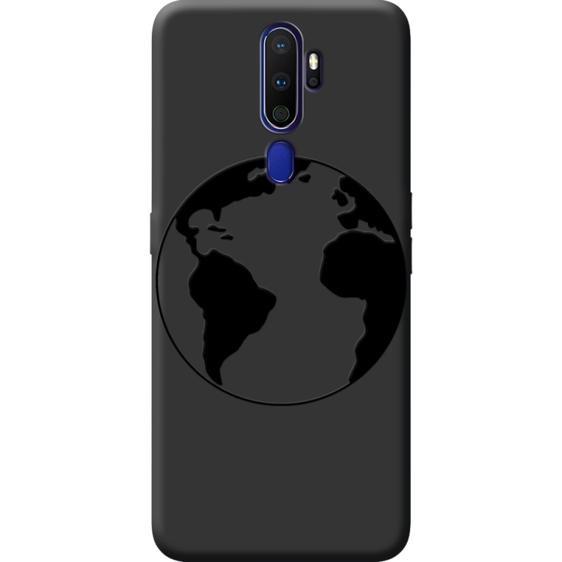 Черный чехол BoxFace OPPO A5 2020 Earth