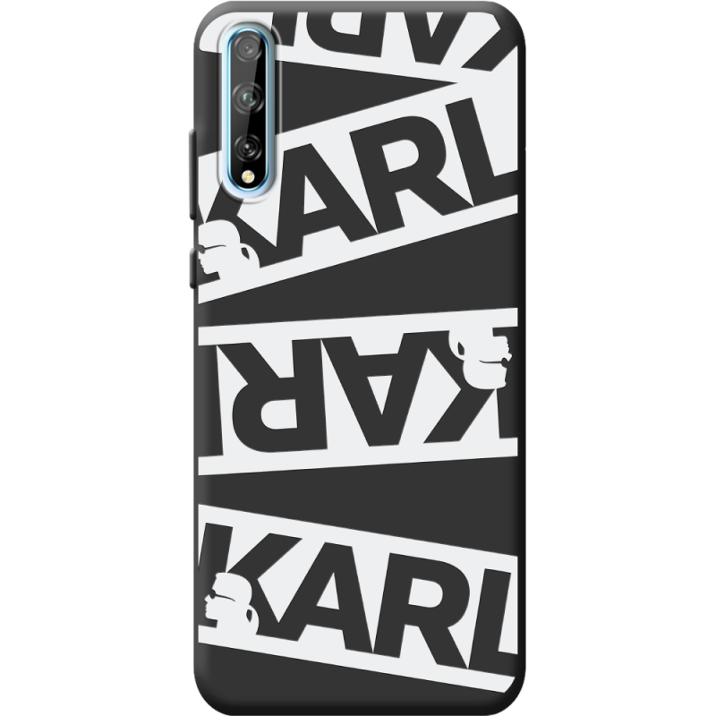 Черный чехол BoxFace Huawei P Smart S White Karl