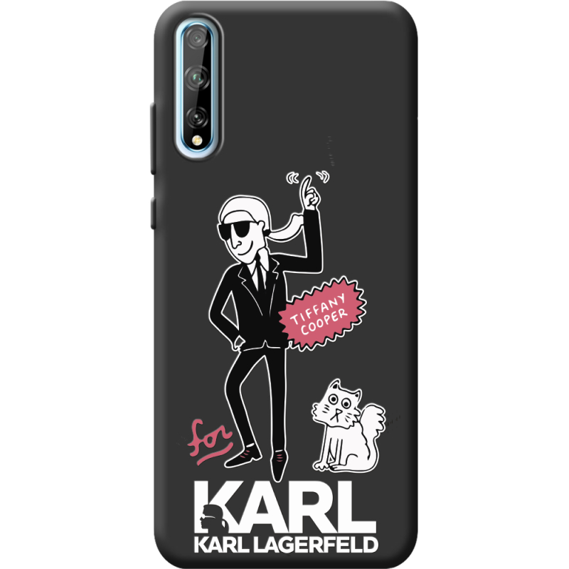 Черный чехол BoxFace Huawei P Smart S For Karl