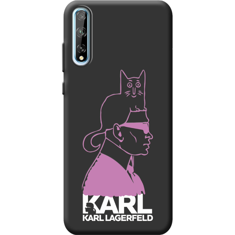 Черный чехол BoxFace Huawei P Smart S Pink Karl