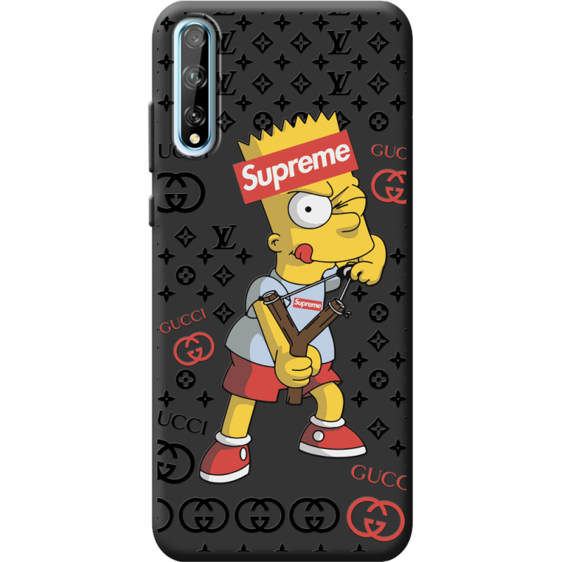 Черный чехол BoxFace Huawei P Smart S Yellow Fun