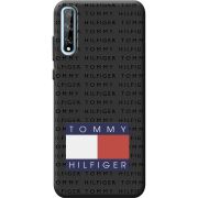 Черный чехол BoxFace Huawei P Smart S Tommy Print