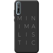 Черный чехол BoxFace Huawei P Smart S Minimalistic