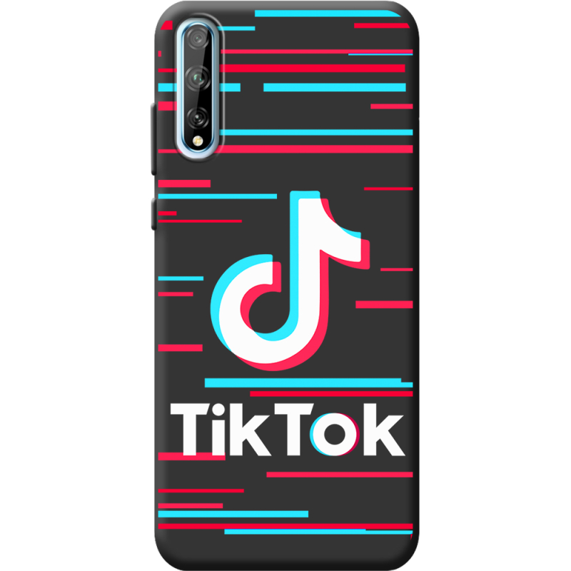 Черный чехол BoxFace Huawei P Smart S Tik Tok