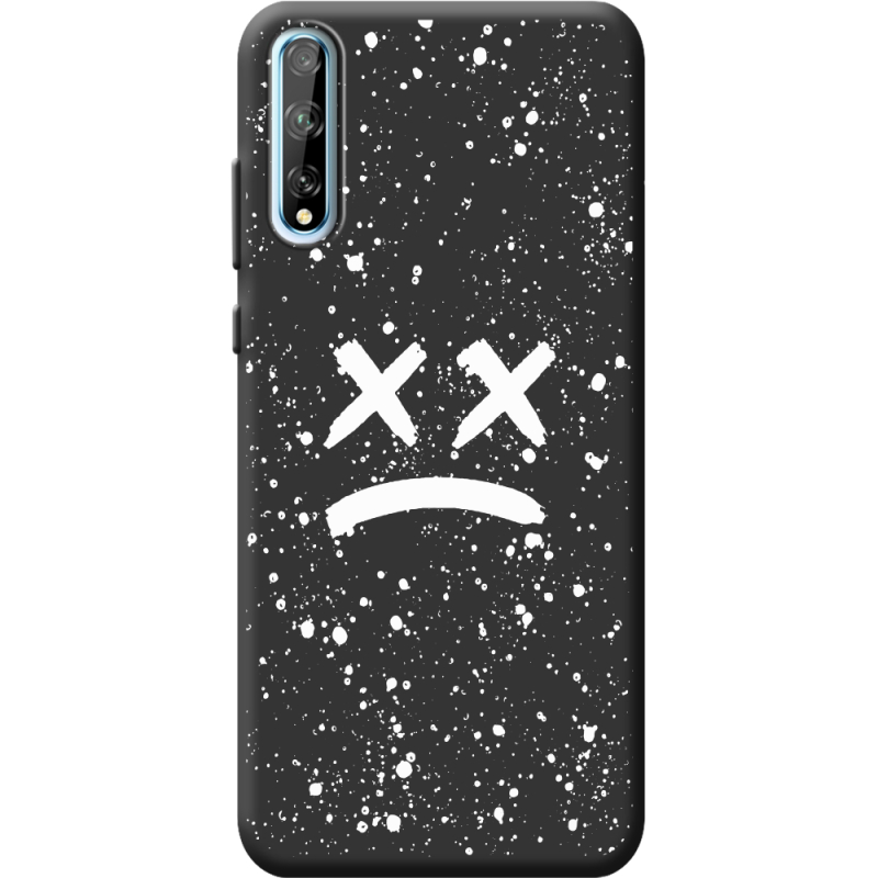 Черный чехол BoxFace Huawei P Smart S Sad Way