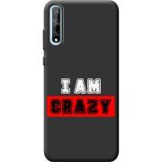 Черный чехол BoxFace Huawei P Smart S I'm Crazy