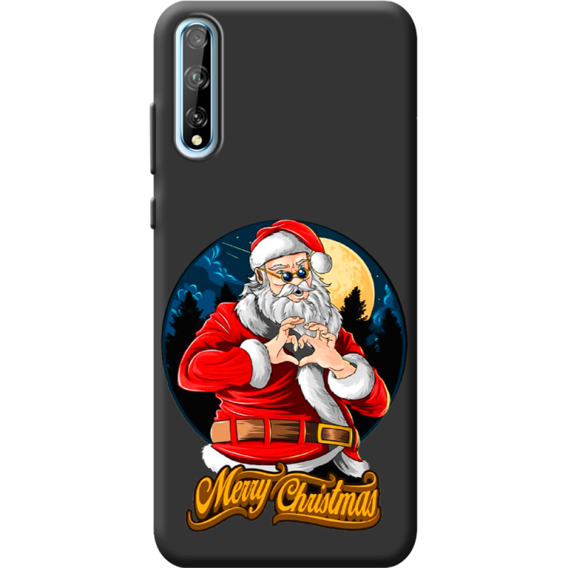 Черный чехол BoxFace Huawei P Smart S Cool Santa