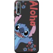 Черный чехол BoxFace Huawei P Smart S Гавайський друг Stich