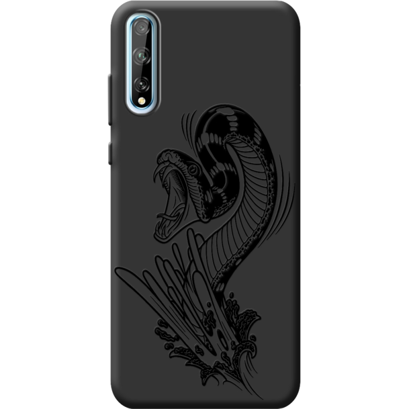 Черный чехол BoxFace Huawei P Smart S Snake