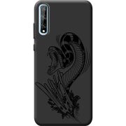 Черный чехол BoxFace Huawei P Smart S Snake