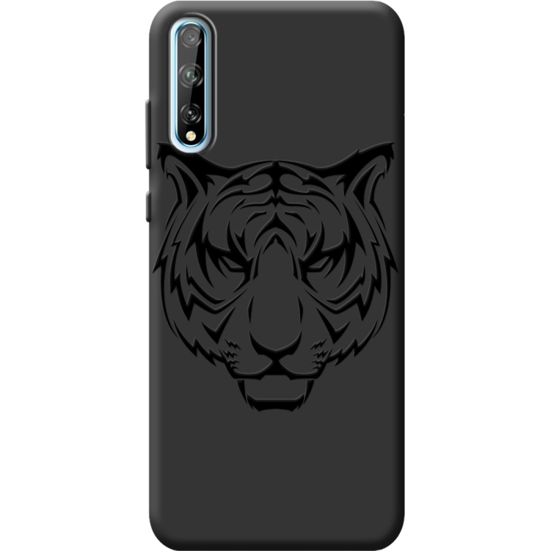 Черный чехол BoxFace Huawei P Smart S Tiger