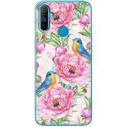 Чехол BoxFace Realme C3 Birds and Flowers