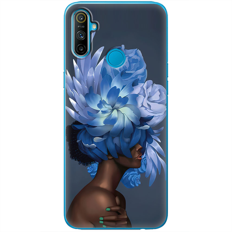 Чехол BoxFace Realme C3 Exquisite Blue Flowers