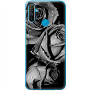 Чехол BoxFace Realme C3 Black and White Roses