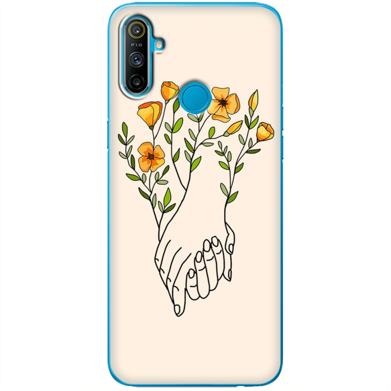 Чехол BoxFace Realme C3 Flower Hands