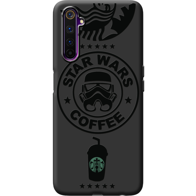 Черный чехол BoxFace Realme 6 Dark Coffee