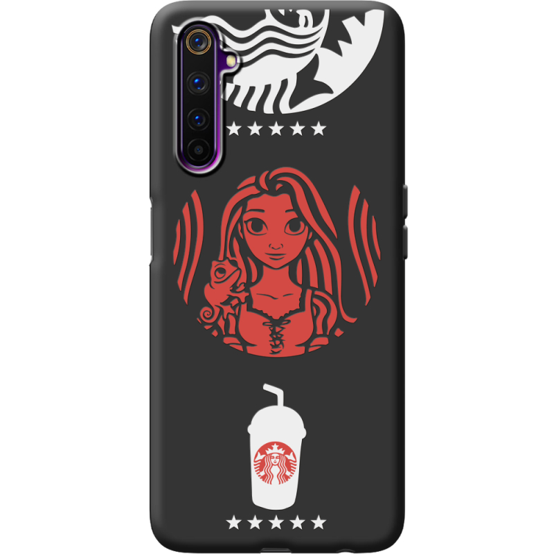 Черный чехол BoxFace Realme 6 RedWhite Coffee