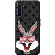 Черный чехол BoxFace Realme 6 looney bunny