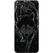 Черный чехол BoxFace Realme 6 Wolf