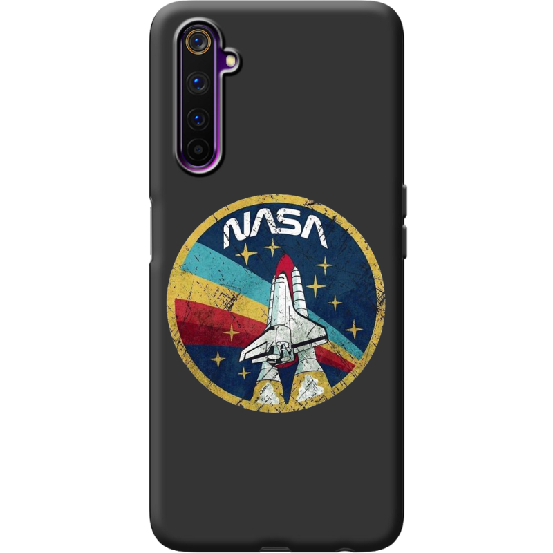 Черный чехол BoxFace Realme 6 NASA