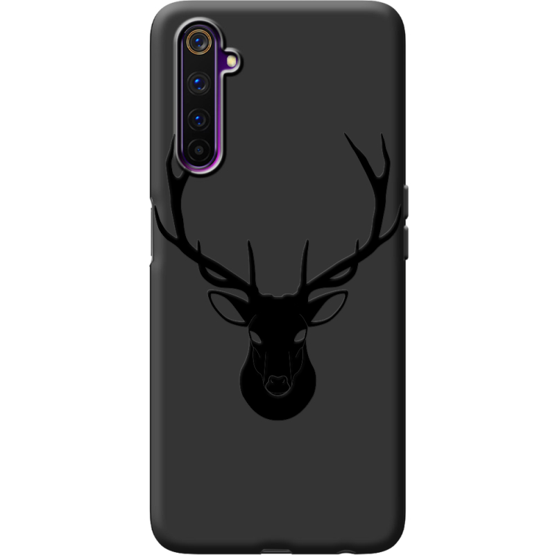 Черный чехол BoxFace Realme 6 Deer