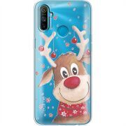 Прозрачный чехол BoxFace Realme C3 Winter Deer