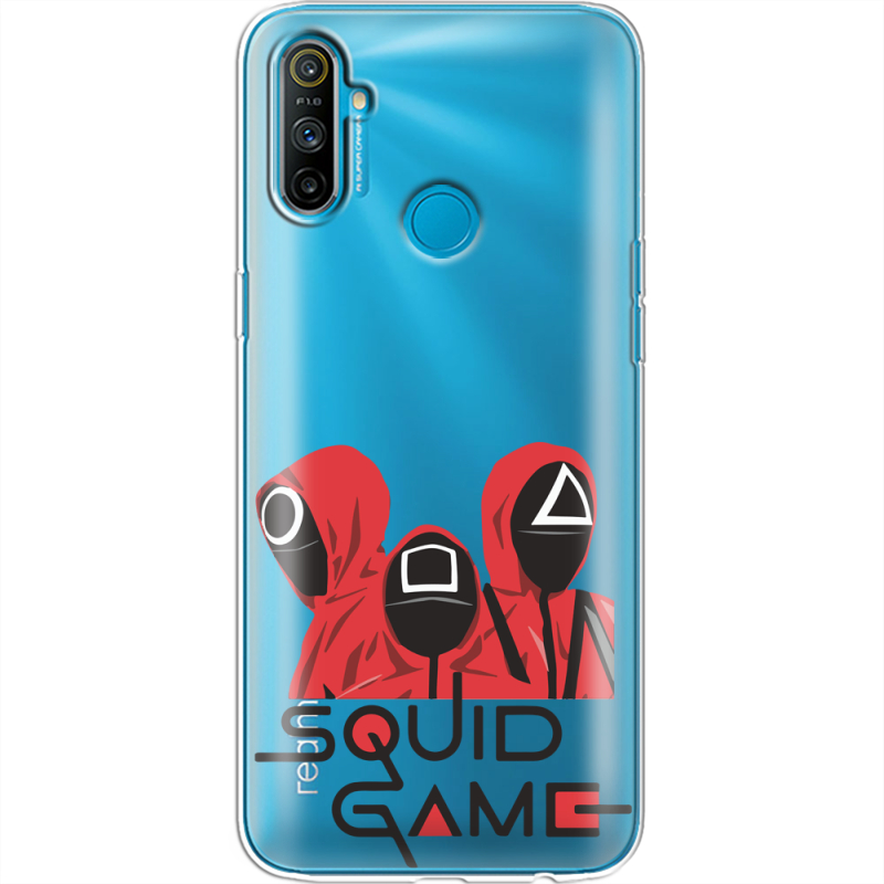 Прозрачный чехол BoxFace Realme C3 siquid game люди в красном