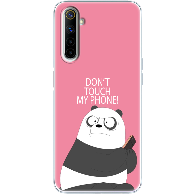 Чехол BoxFace Realme 6 Dont Touch My Phone Panda