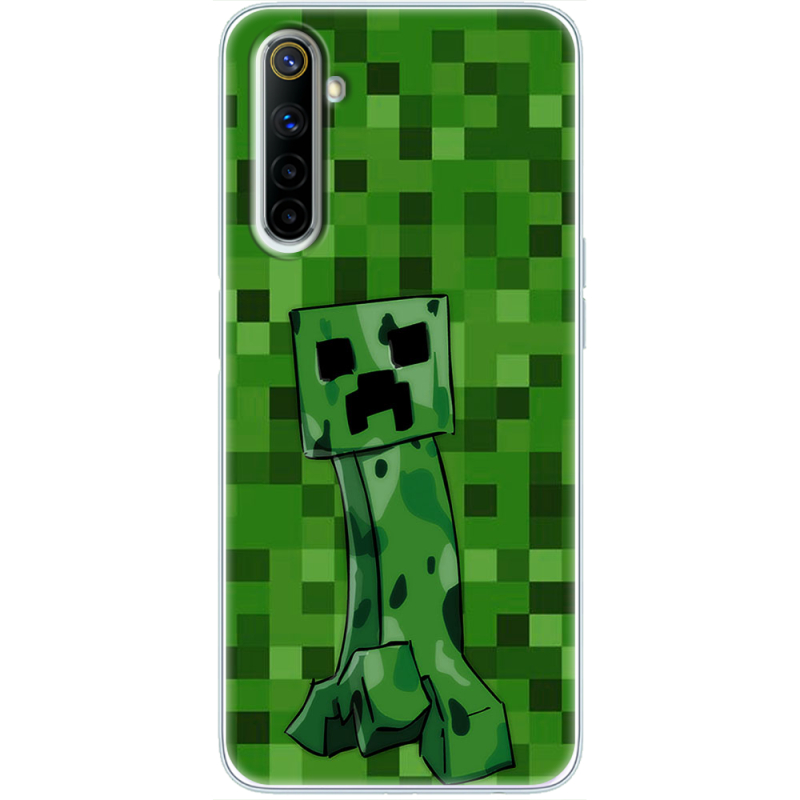 Чехол BoxFace Realme 6 Minecraft Creeper