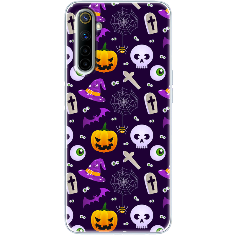 Чехол BoxFace Realme 6 Halloween Purple Mood