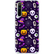 Чехол BoxFace Realme 6 Halloween Purple Mood