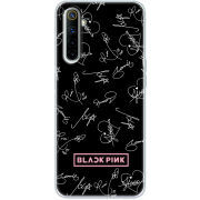 Чехол BoxFace Realme 6 Blackpink автограф