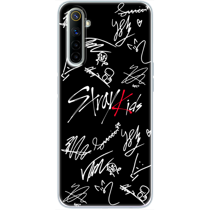 Чехол BoxFace Realme 6 Stray Kids автограф