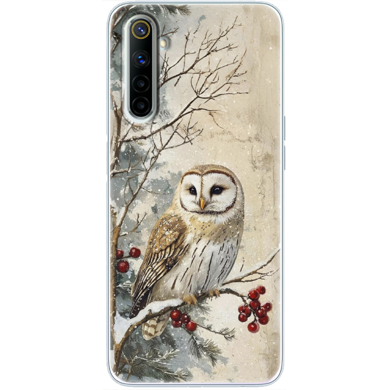 Чехол BoxFace Realme 6 Christmas Owl