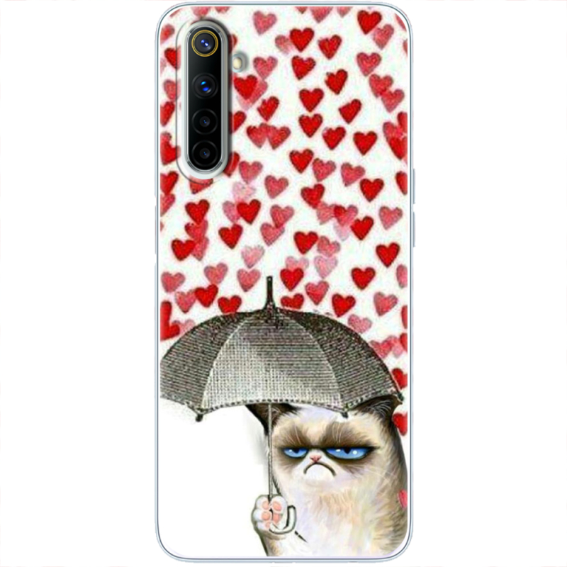 Чехол BoxFace Realme 6 Raining Hearts