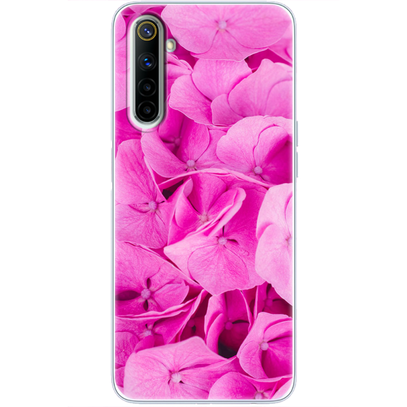 Чехол BoxFace Realme 6 Pink Flowers