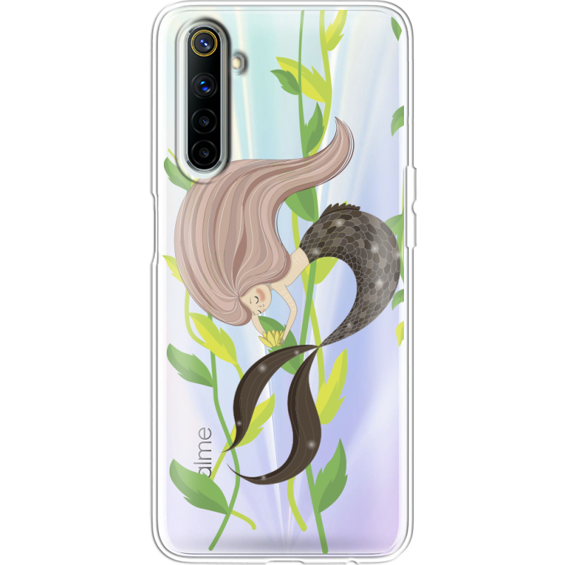 Прозрачный чехол BoxFace Realme 6 Cute Mermaid