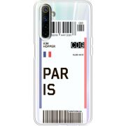 Прозрачный чехол BoxFace Realme 6 Ticket Paris