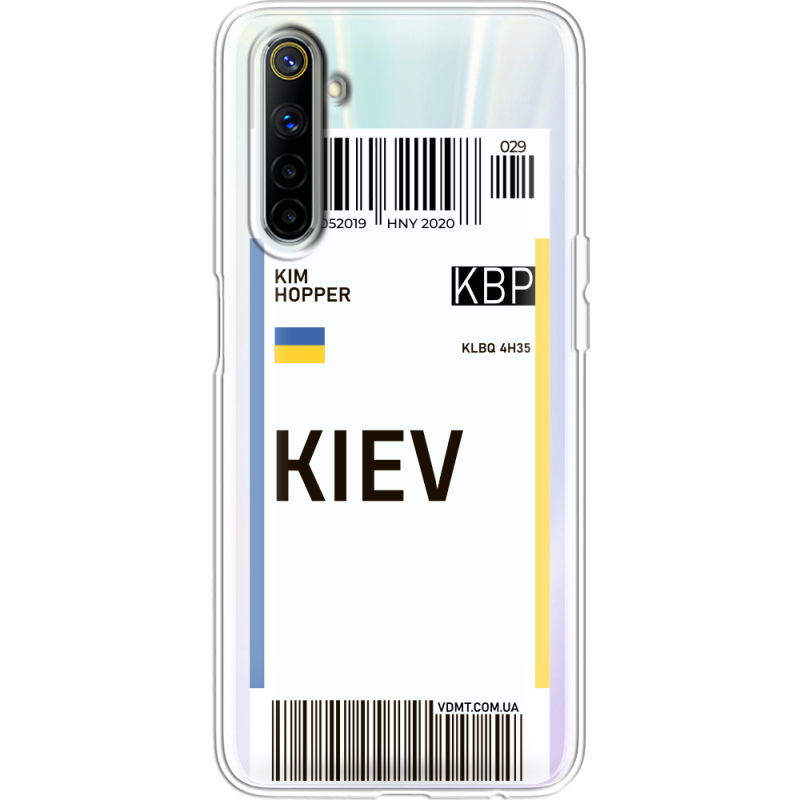 Прозрачный чехол BoxFace Realme 6 Ticket Kiev