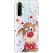 Прозрачный чехол BoxFace Realme 6 Winter Deer