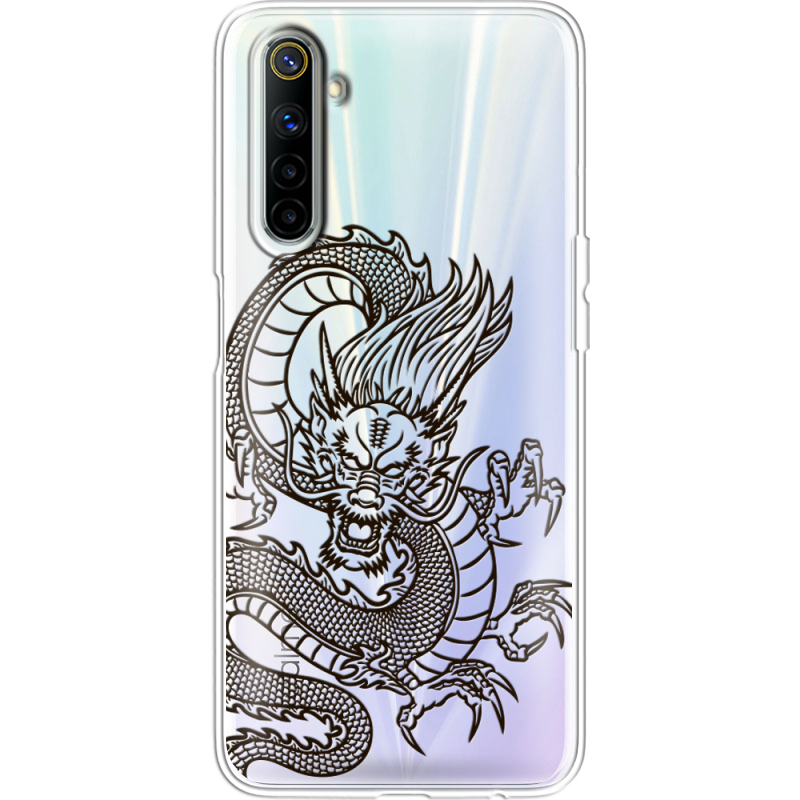 Прозрачный чехол BoxFace Realme 6 Chinese Dragon