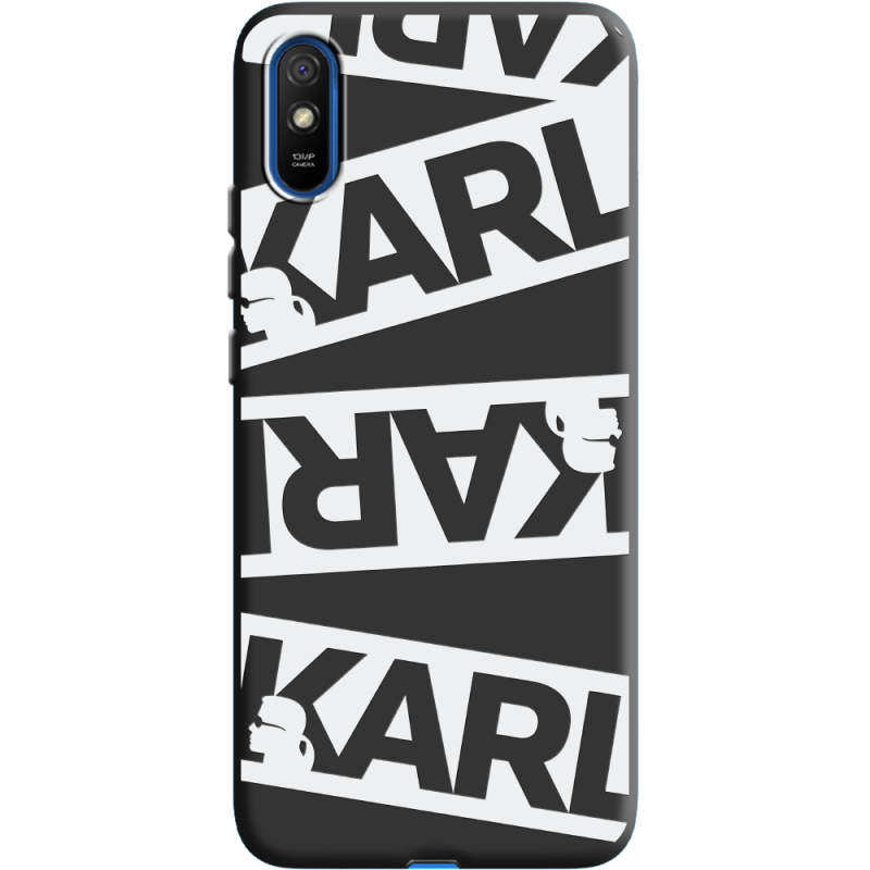 Черный чехол BoxFace Xiaomi Redmi 9A White Karl