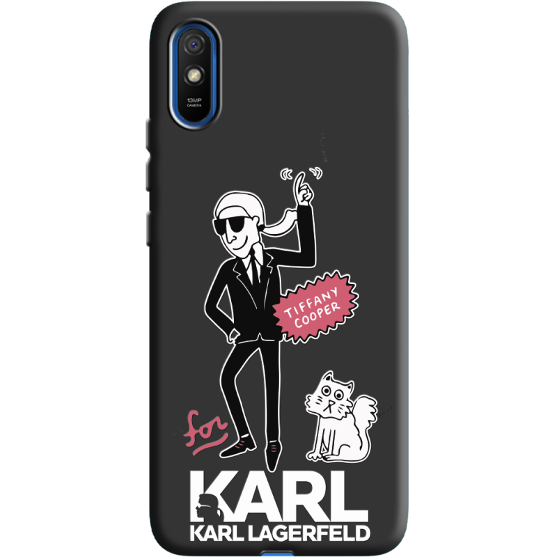 Черный чехол BoxFace Xiaomi Redmi 9A For Karl