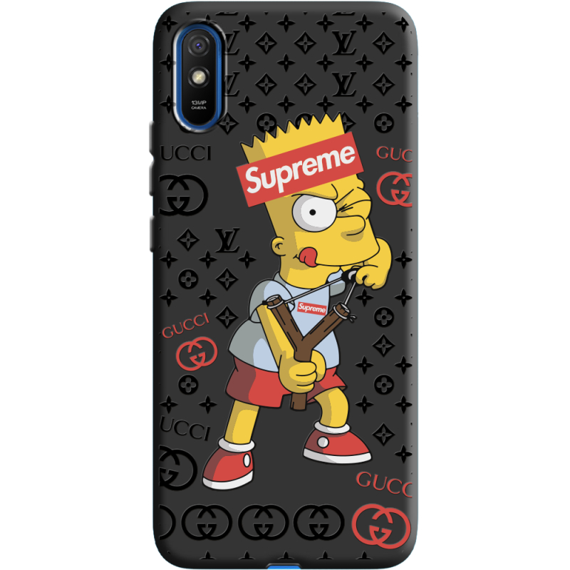 Черный чехол BoxFace Xiaomi Redmi 9A Yellow Fun