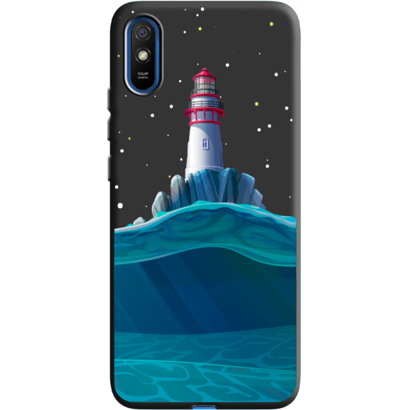 Черный чехол BoxFace Xiaomi Redmi 9A Lighthouse